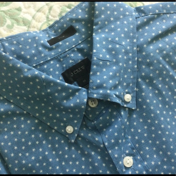 J Crew Mens Slim Button Down Size Medium - Picture 1 of 8